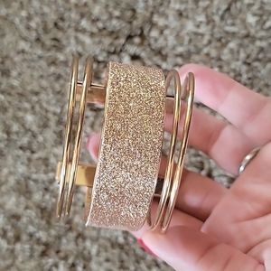 Rose gold cuff